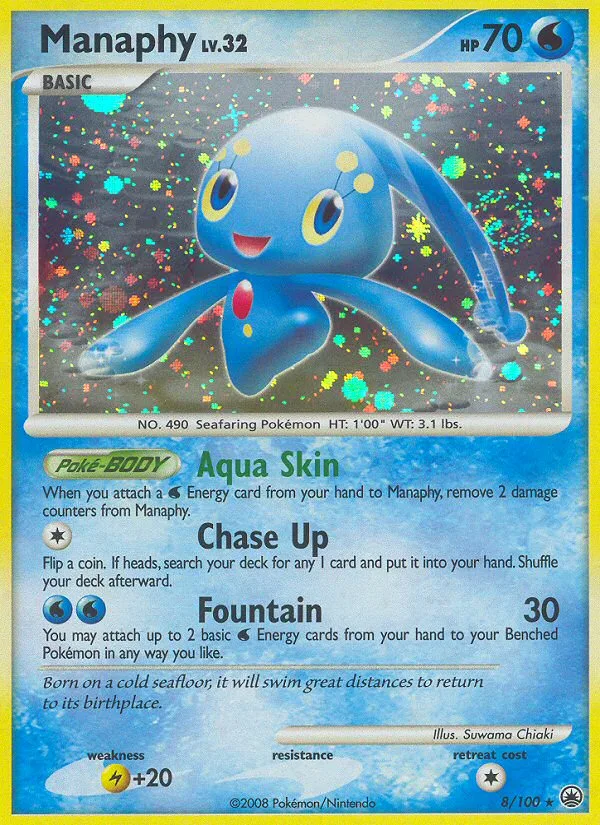 Manaphy #8 Majestic Dawn Pokemon card