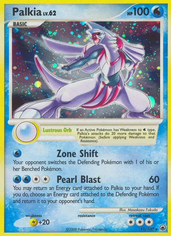 Palkia #11 Majestic Dawn Pokemon card