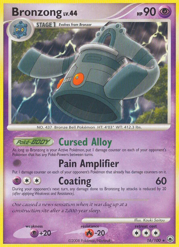 Bronzong #16 Majestic Dawn Pokemon card