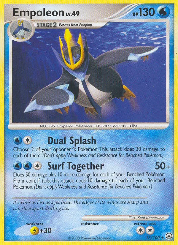 Empoleon #17 Majestic Dawn Pokemon card