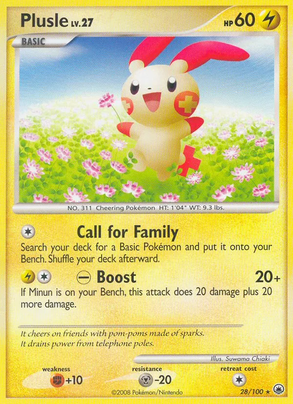 Plusle #28 Majestic Dawn Pokemon card