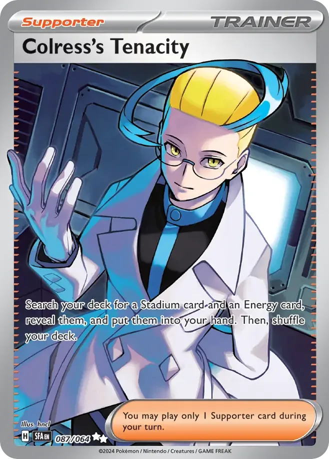 Colress's Tenacity #87 Shrouded Fable Pokemon card
