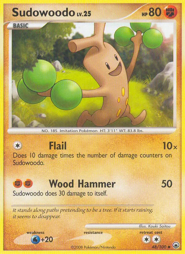 Sudowoodo #48 Majestic Dawn Pokemon card