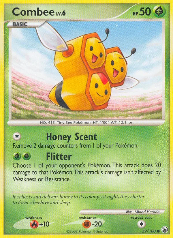 Combee #59 Majestic Dawn Pokemon card
