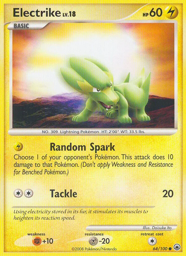 Electrike #64 Majestic Dawn Pokemon card