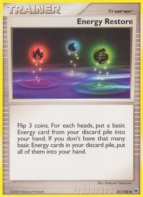 Energy Restore #81 Majestic Dawn Pokemon card