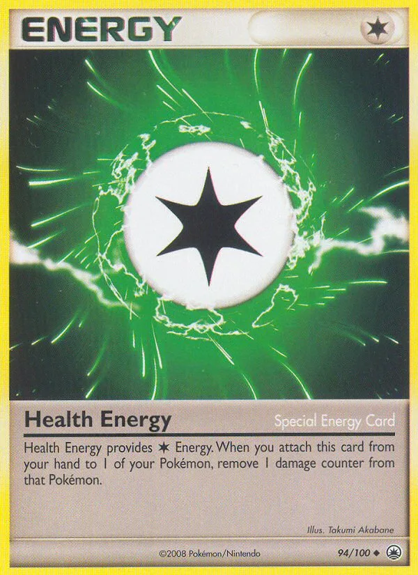 Health Energy #94 Majestic Dawn Pokemon card