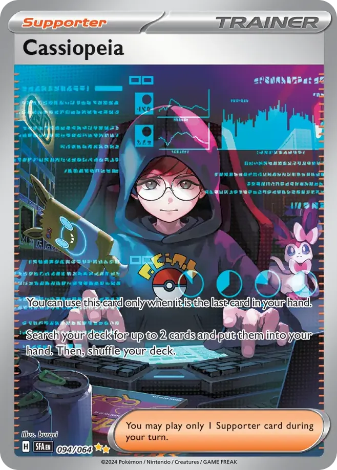 Cassiopeia #94 Shrouded Fable Pokemon card