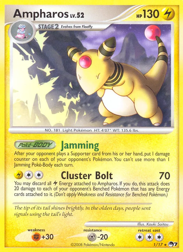 Ampharos #1 POP Series 7 Pokemon card