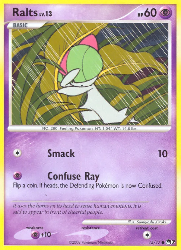 Ralts #15 POP Series 7 Pokemon card