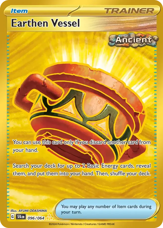 Earthen Vessel #96 Shrouded Fable Pokemon card