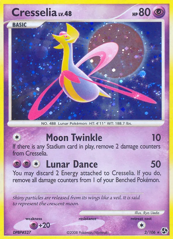 Cresselia #2 Great Encounters Pokemon card