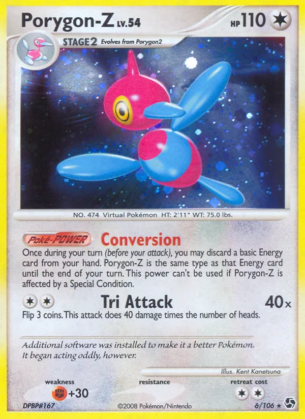 Porygon-Z #6 Great Encounters Pokemon card