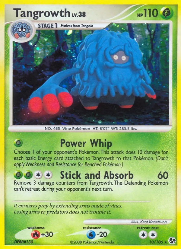 Tangrowth #10 Great Encounters Pokemon card