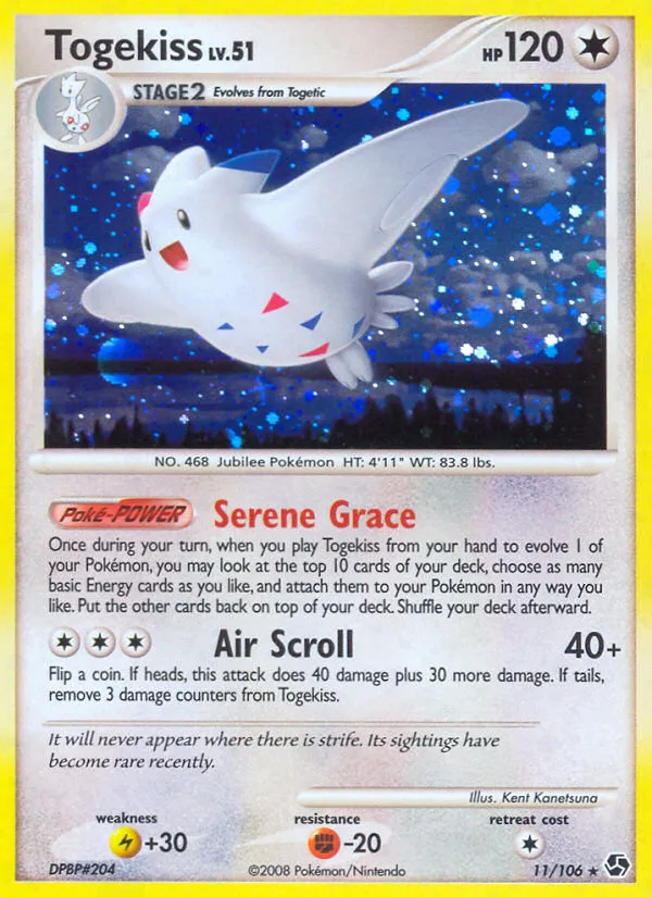 Togekiss #11 Great Encounters Pokemon card