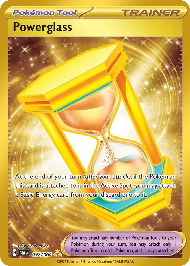Powerglass #97 Shrouded Fable Pokemon card