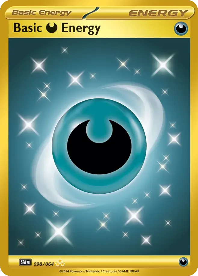 Basic Darkness Energy #98 Shrouded Fable Pokemon card