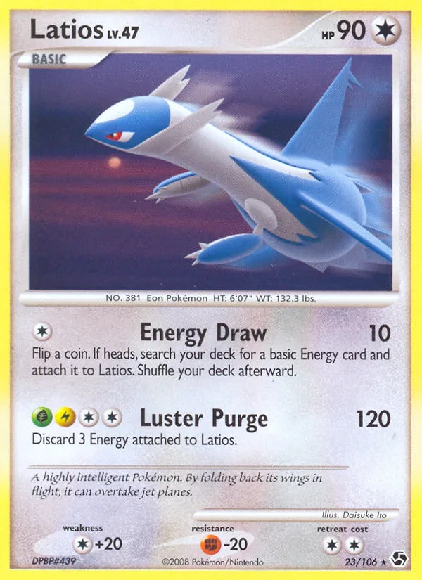 Latios #23 Great Encounters Pokemon card