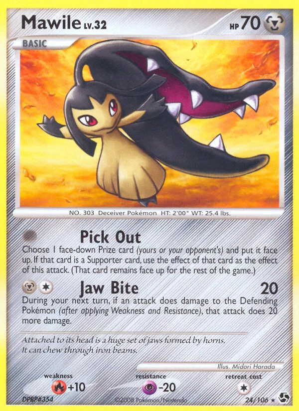 Mawile #24 Great Encounters Pokemon card