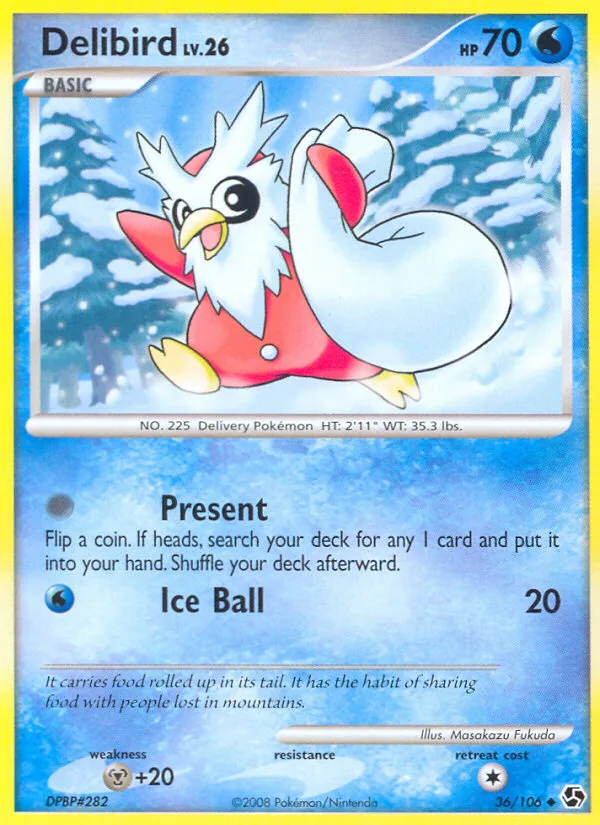 Delibird #36 Great Encounters Pokemon card