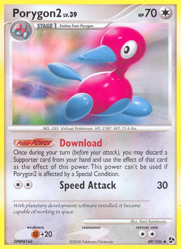 Porygon2 #49 Great Encounters Pokemon card
