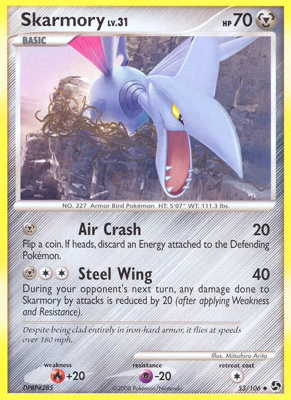 Skarmory #53 Great Encounters Pokemon card