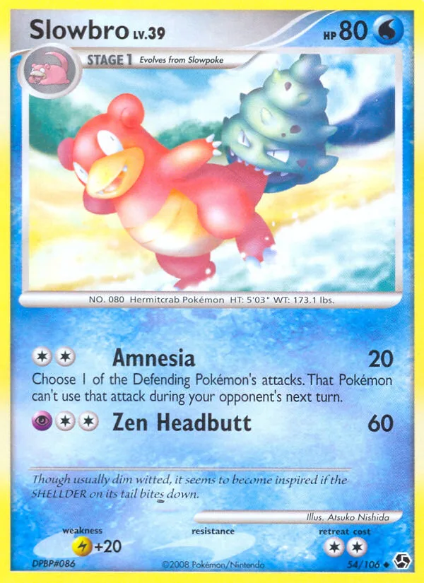 Slowbro #54 Great Encounters Pokemon card