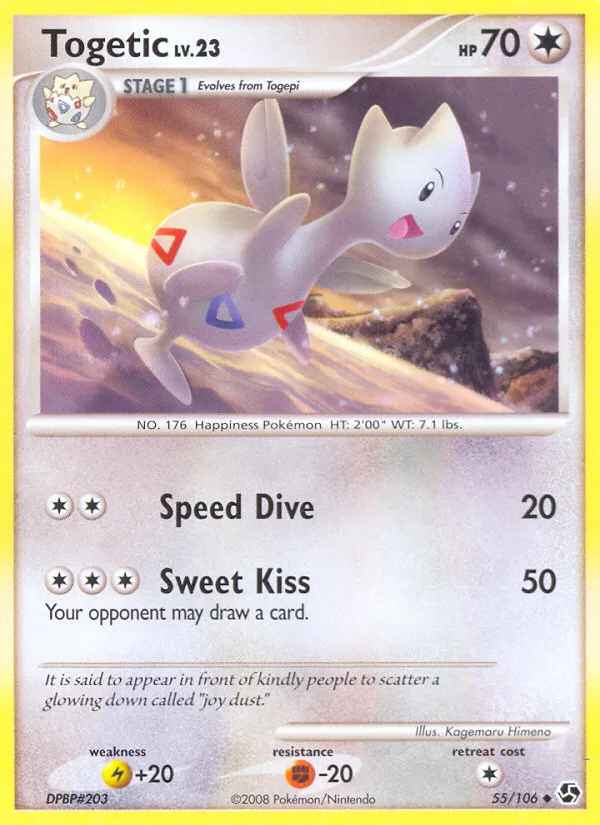 Togetic #55 Great Encounters Pokemon card