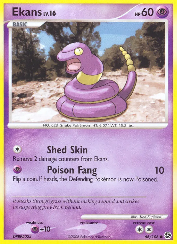 Ekans #66 Great Encounters Pokemon card
