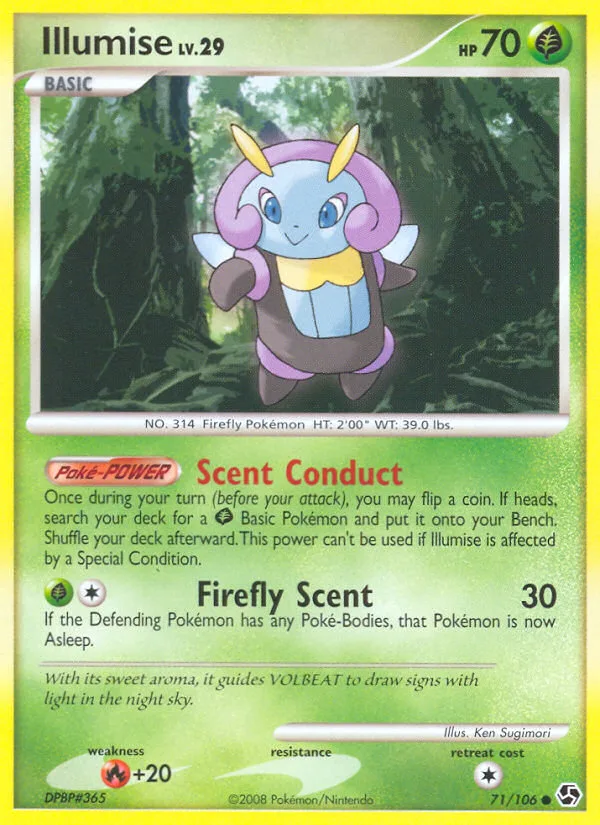 Illumise #71 Great Encounters Pokemon card