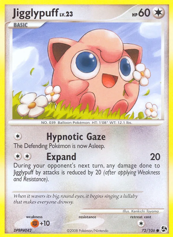 Jigglypuff #72 Great Encounters Pokemon card