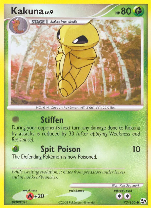 Kakuna #73 Great Encounters Pokemon card