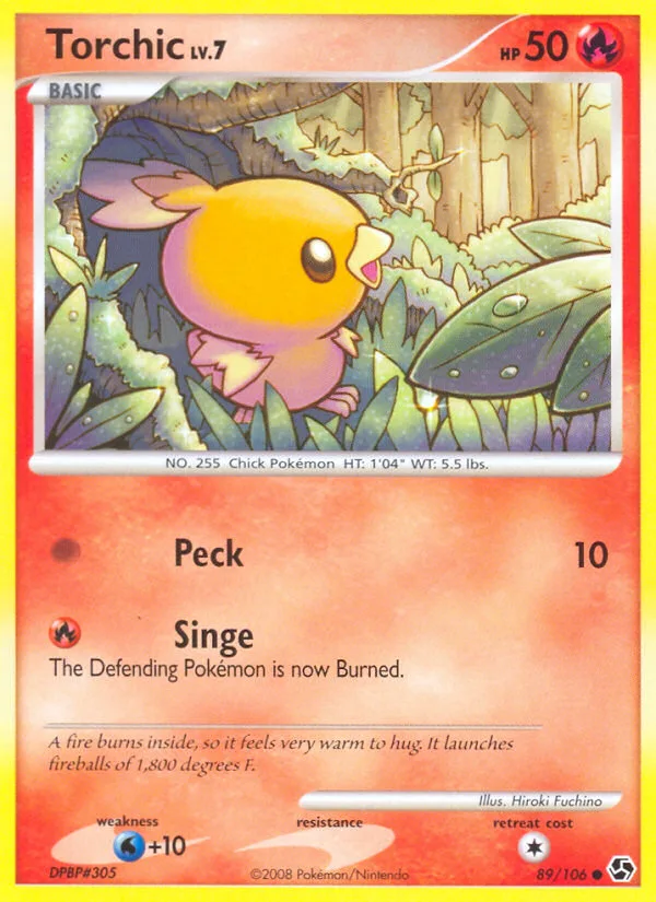 Torchic #89 Great Encounters Pokemon card