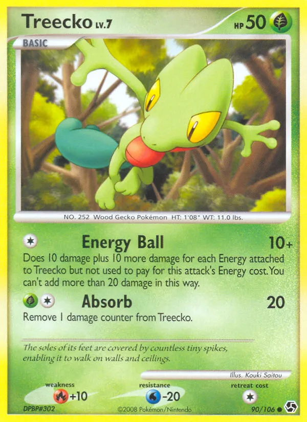 Treecko #90 Great Encounters Pokemon card