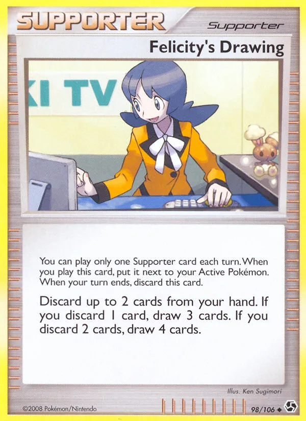 Felicity's Drawing #98 Great Encounters Pokemon card