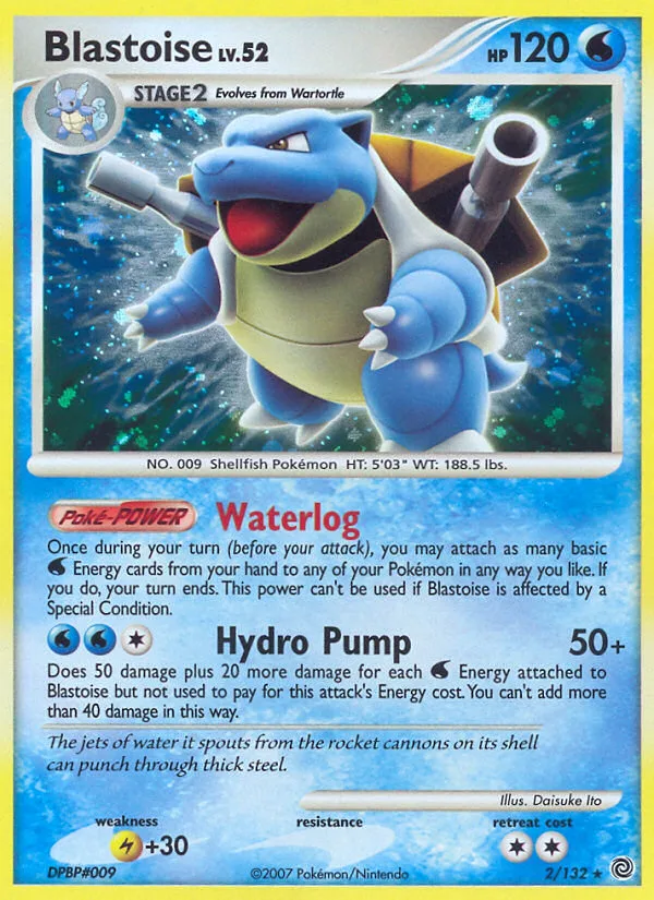 Blastoise #2 Secret Wonders Pokemon card