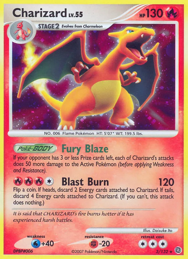 Charizard #3 Secret Wonders Pokemon card