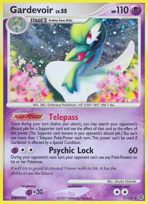 Gardevoir #7 Secret Wonders Pokemon card