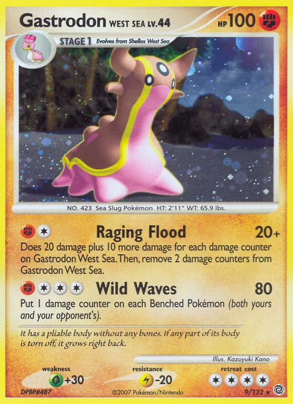 Gastrodon West Sea #9 Secret Wonders Pokemon card