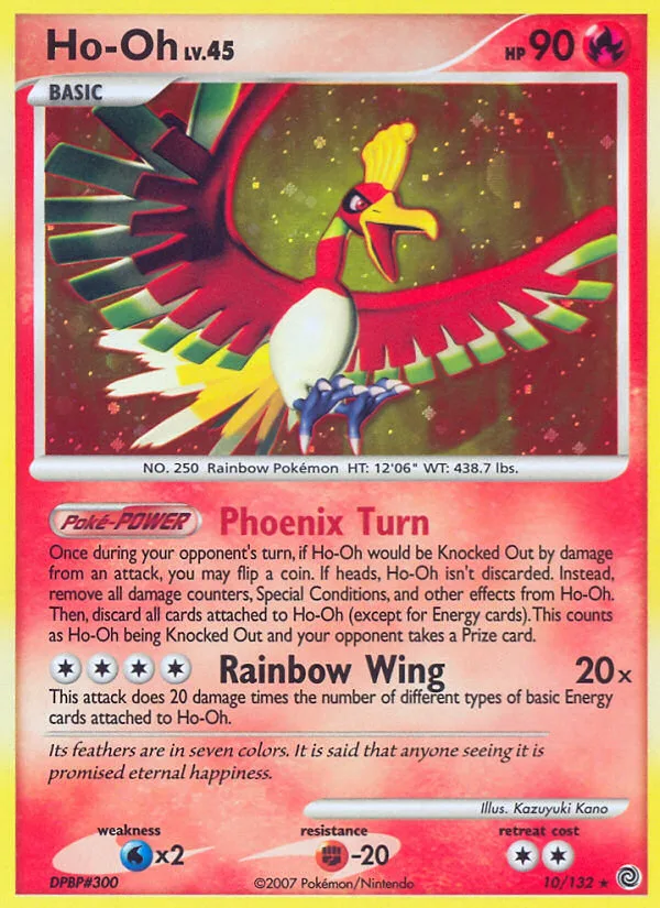 Ho-Oh #10 Secret Wonders Pokemon card