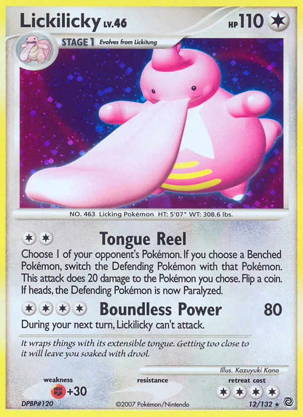 Lickilicky #12 Secret Wonders Pokemon card