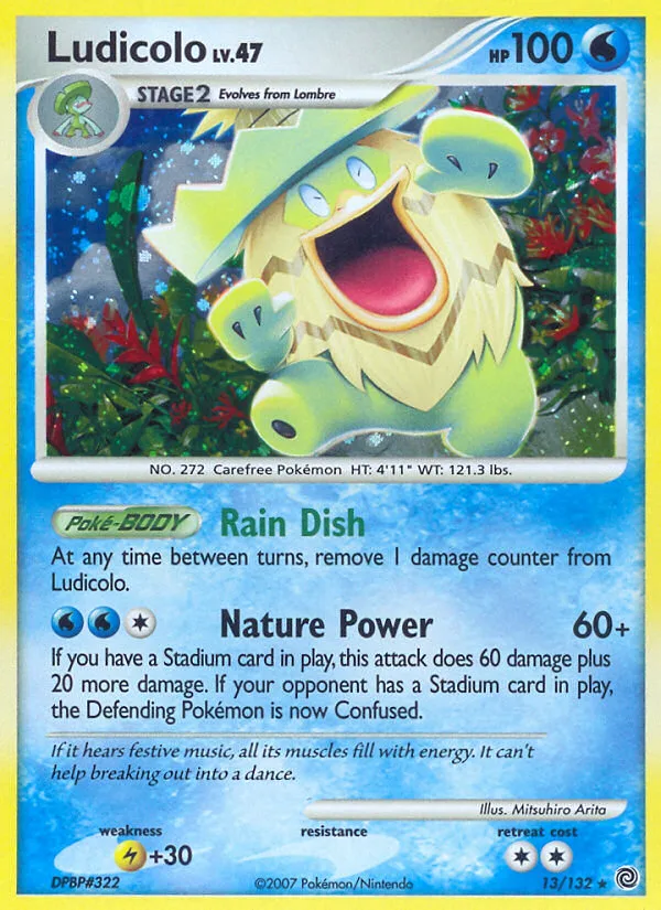 Ludicolo #13 Secret Wonders Pokemon card