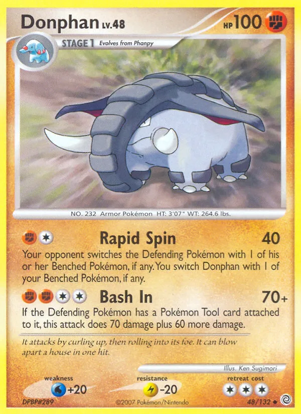 Donphan #48 Secret Wonders Pokemon card