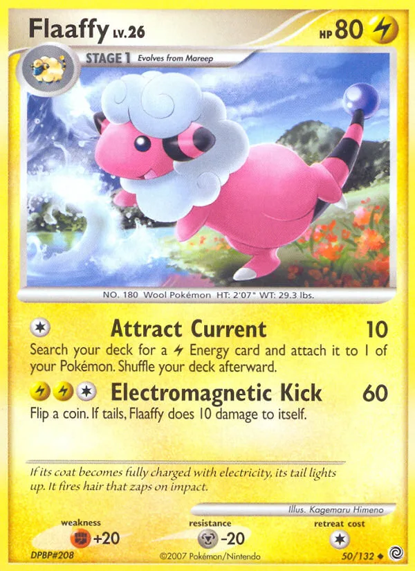 Flaaffy #50 Secret Wonders Pokemon card