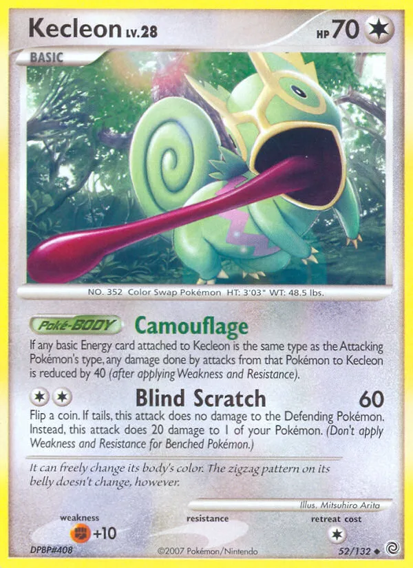 Kecleon #52 Secret Wonders Pokemon card