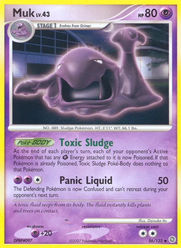 Muk #56 Secret Wonders Pokemon card