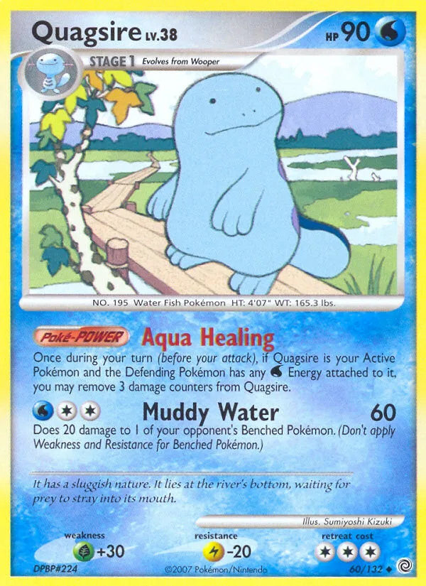 Quagsire #60 Secret Wonders Pokemon card