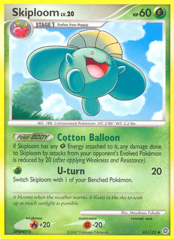 Skiploom #65 Secret Wonders Pokemon card