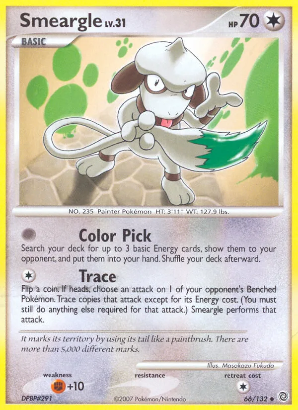 Smeargle #66 Secret Wonders Pokemon card