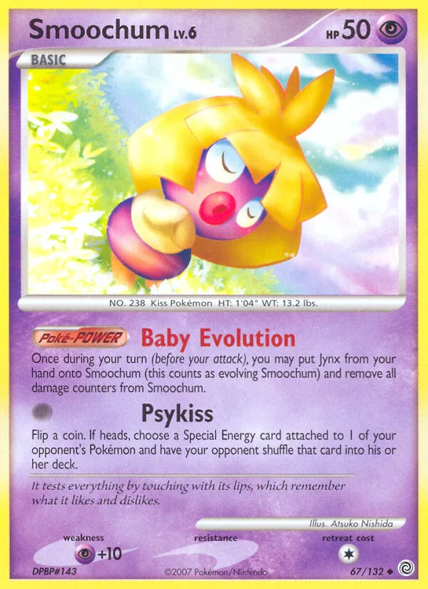 Smoochum #67 Secret Wonders Pokemon card